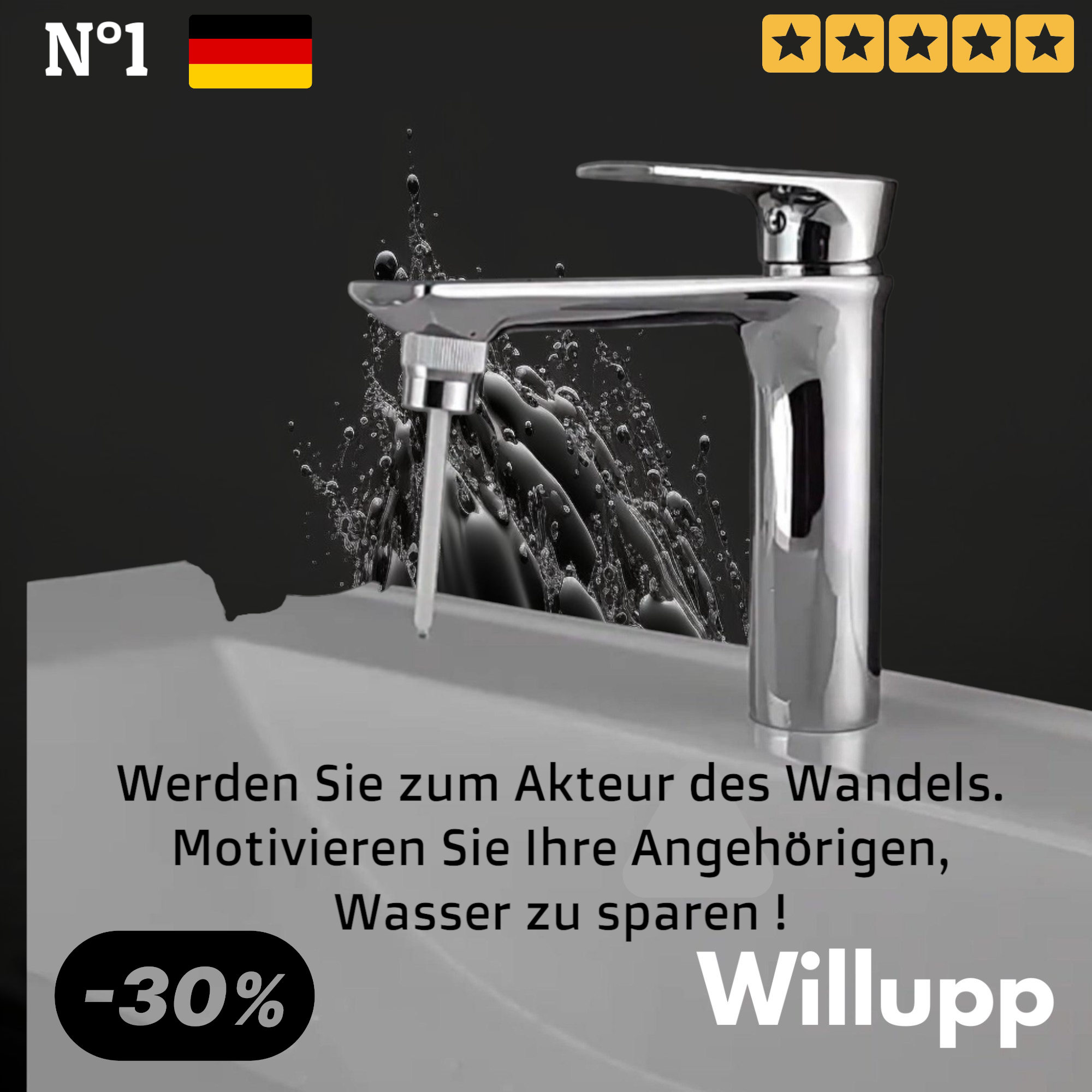 WasserSaver für Wasserhähne WillWater
